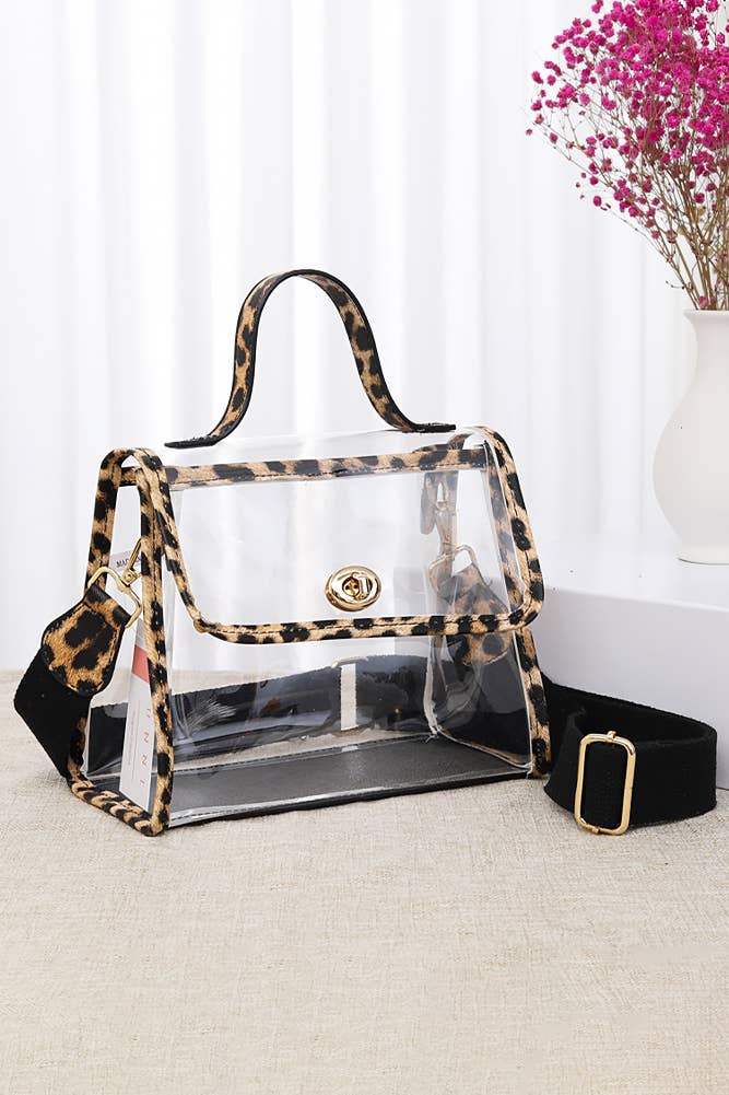 Hana - Wholesale Crossbody Bag - Women's - Clear Stadium Crossbody hand Bag5