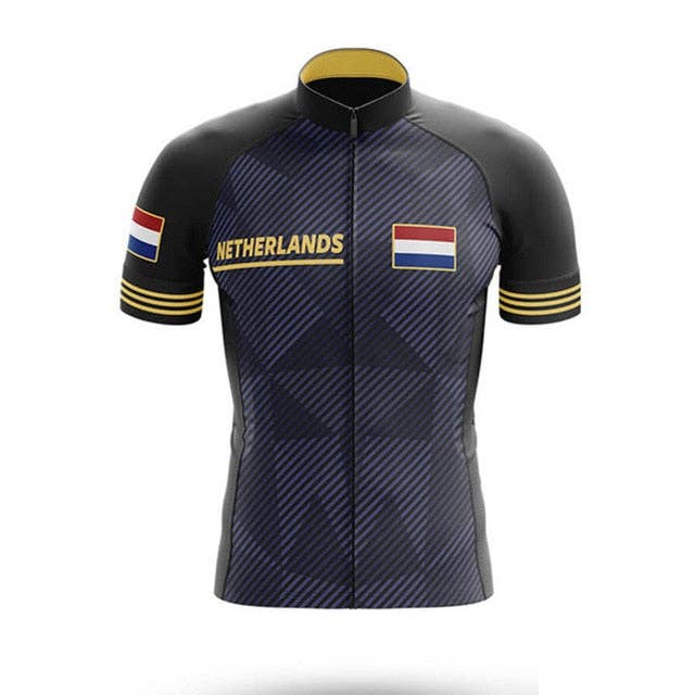 Netherlands Men's Cycling Jersey Bib Short Kit for wholesale on Faire12