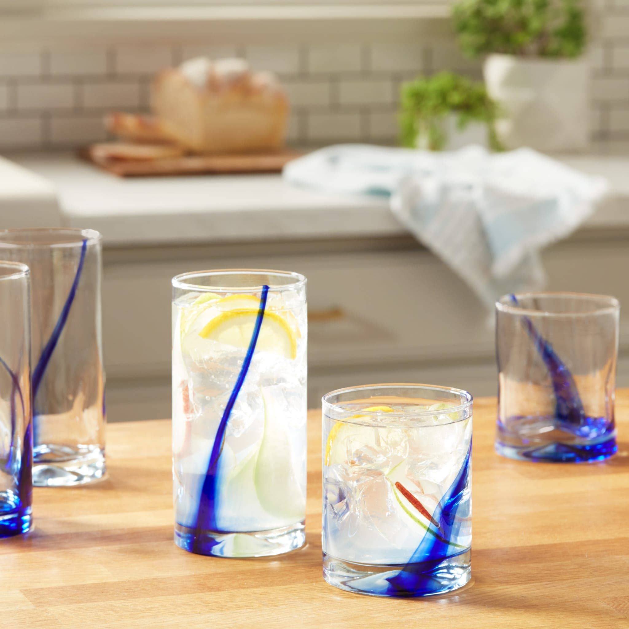 Libbey - Wholesale Cocktail/Liquor Glass - Libbey Blue Ribbon Impressions 16 Piece Tumbler and Rocks Glass Set3