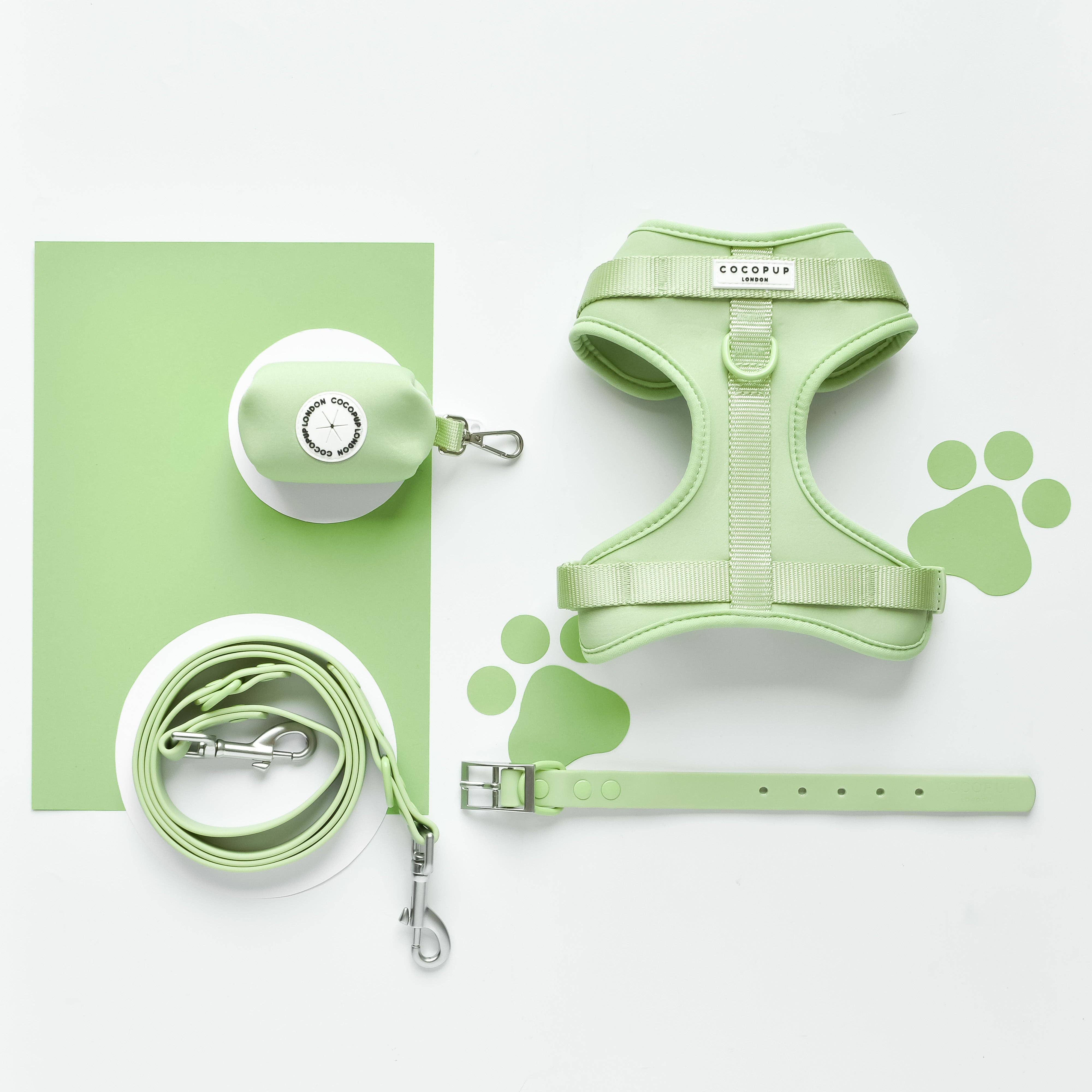 Cocopup London - Wholesale Pet Harness - Dog - NAKD Adjustable Neck Harness - Matcha4