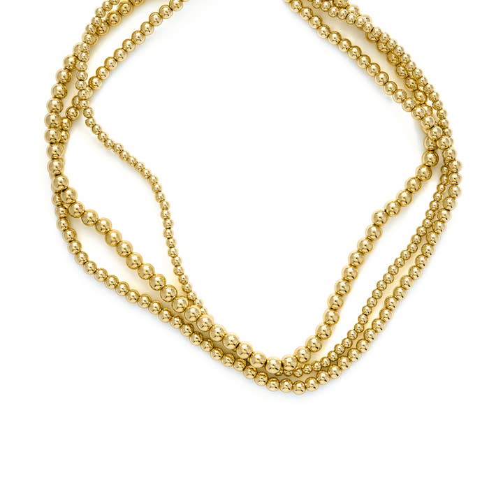 Collar Luxenter acabado en oro amarillo de 18k - Bielzu para venta al por mayor de Luxenter
