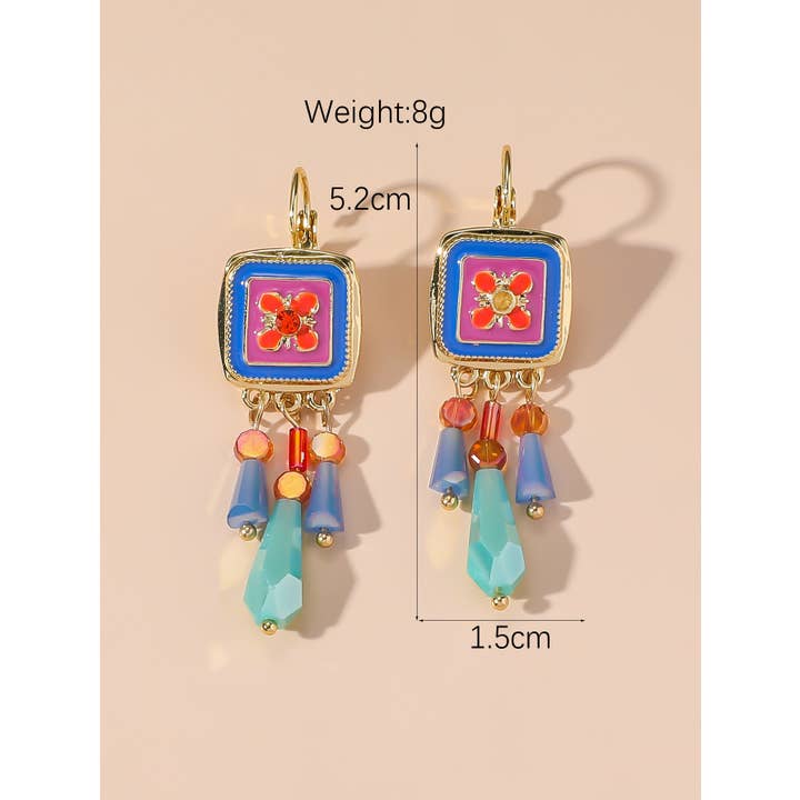 Blossom bijoux - Wholesale Dangle Earrings - Sleeper earrings 24PEBOL0435