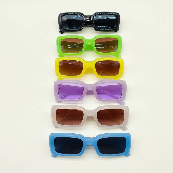 JELLY COLOR FRAME SQUARE BEACH SHADE SUNGLASSES_CWASG0236 for wholesale by ACCITY