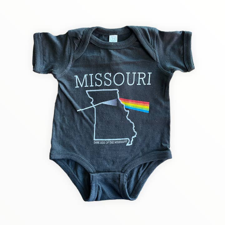 Dark Side of the Mississippi Onesie for wholesale by 5 Pound Apparel