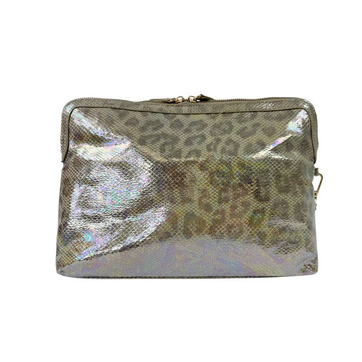 PurseN (new) - Wholesale Makeup/Cosmetic Bag - NEW Updated Litt Makeup Case - Glimmer Leopard5
