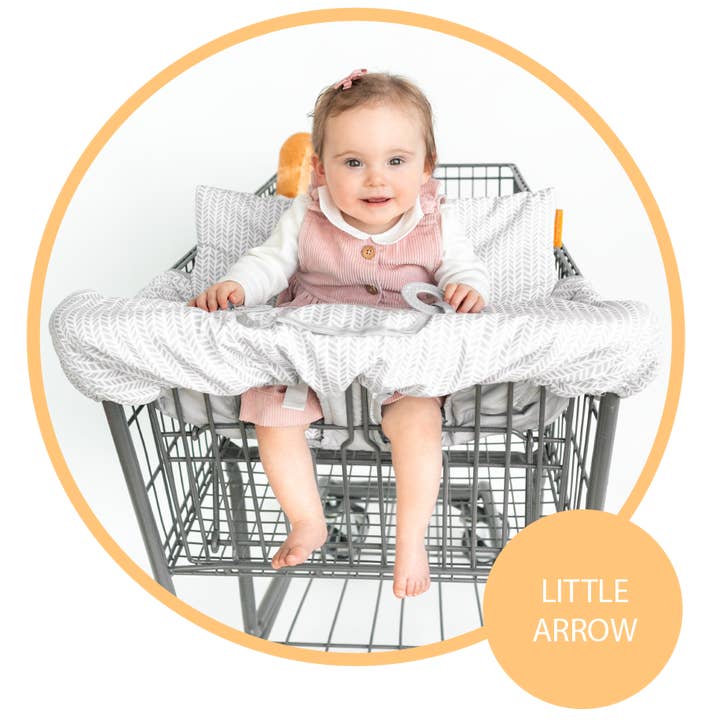 Baby Shopping Cart Cover - Little Arrows Design for wholesale by Binxy Baby