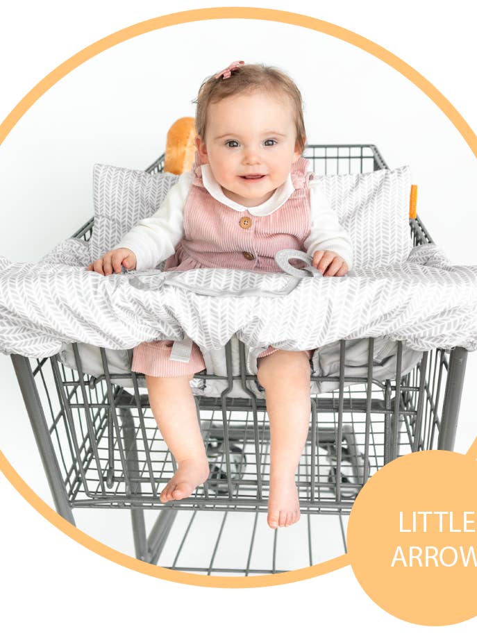 Baby Shopping Cart Cover - Little Arrows Design for wholesale by Binxy Baby