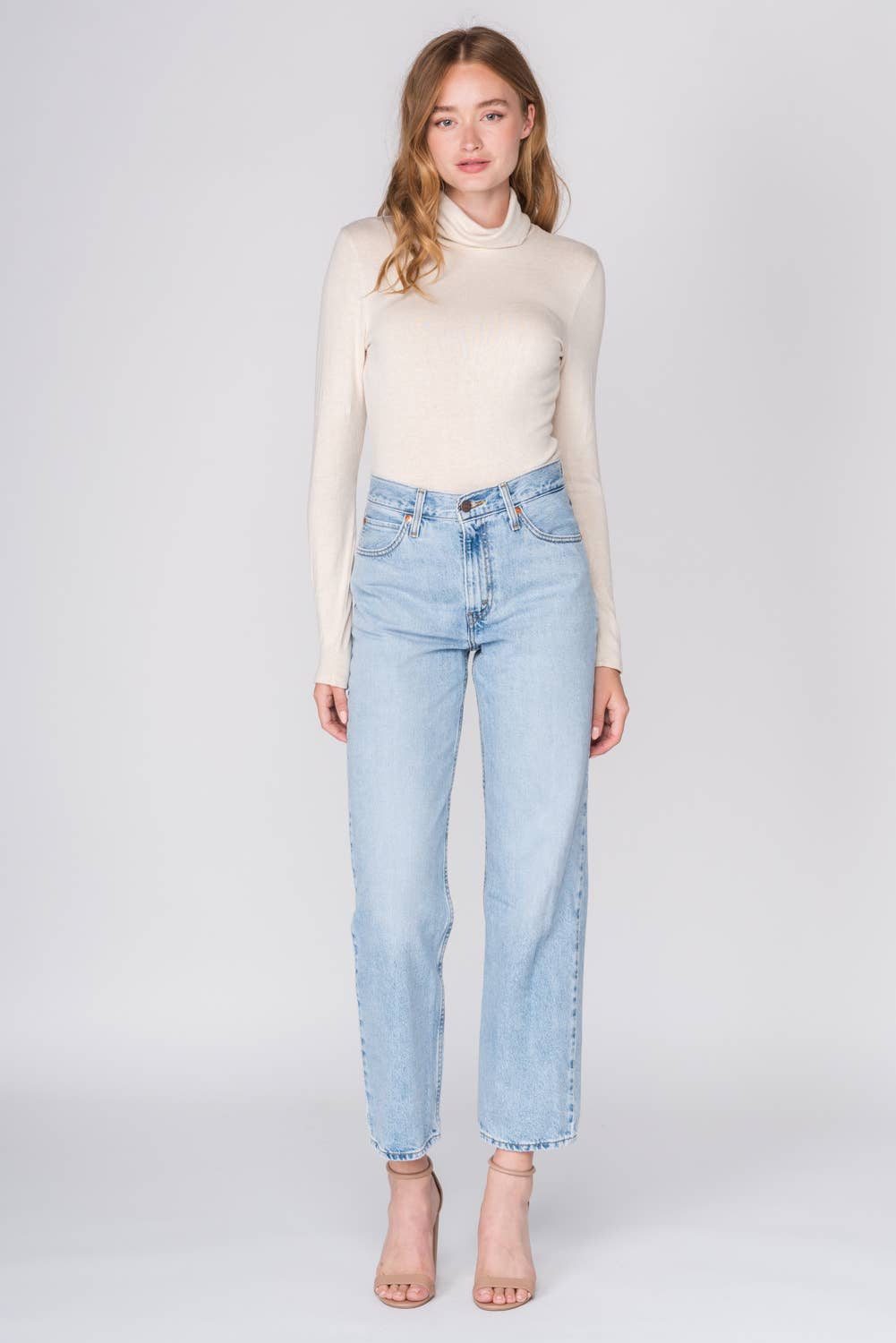 Fore Collection - Wholesale Bodysuit - Women's - TD2639 Soft Knit Women's Turtleneck Bodysuit