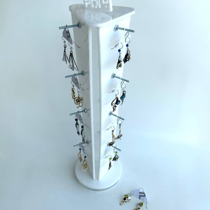 Christophe Poly / Crono Design - Vente Parures de bijoux - Prépack BOUCLES D'OREILLES (DY12P) - 18x Crochets d'Oreilles en Fil & Présentoir Offert0