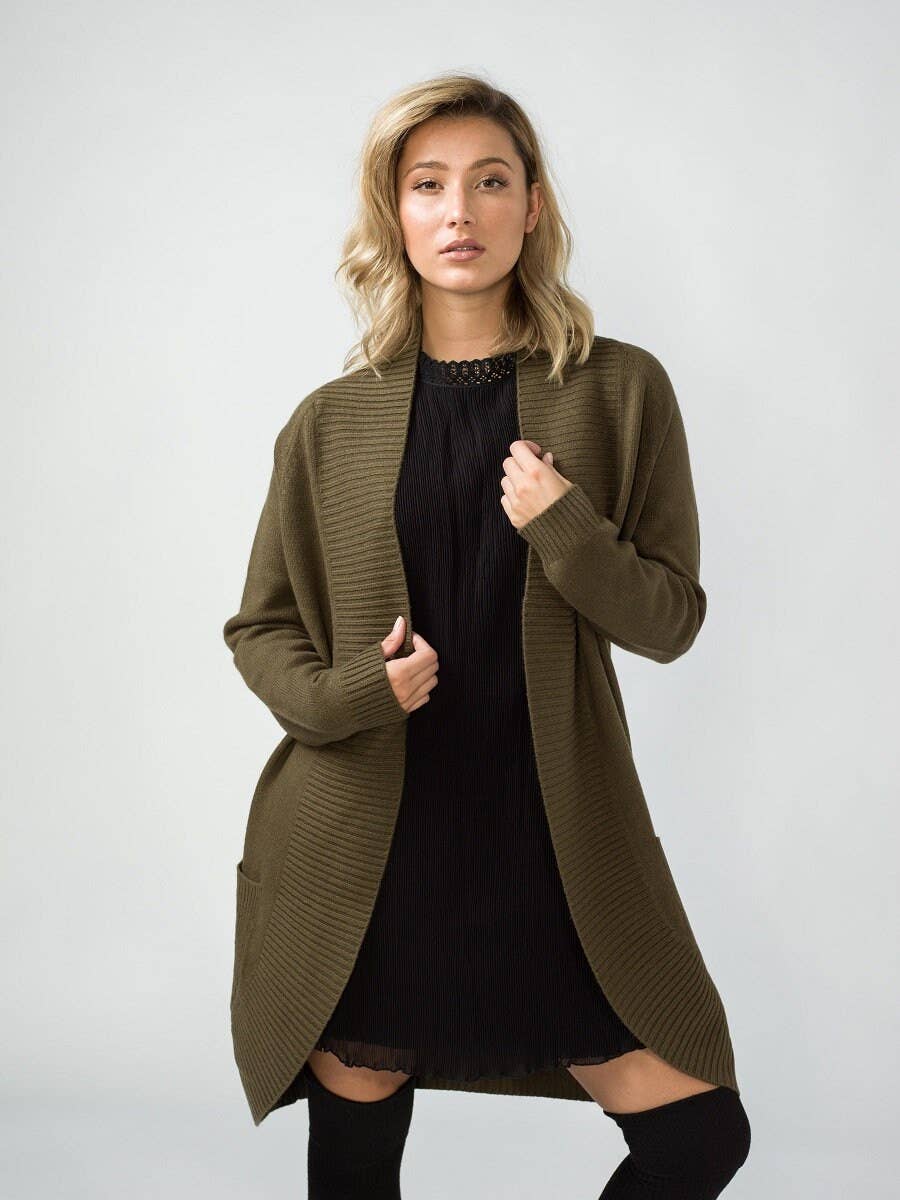 ALS Australia – Großhandel Strickjacke – Damen – Langer Cardigan aus Merino-Lammwolle, Strickwolle, Langer Mantel für Damen6