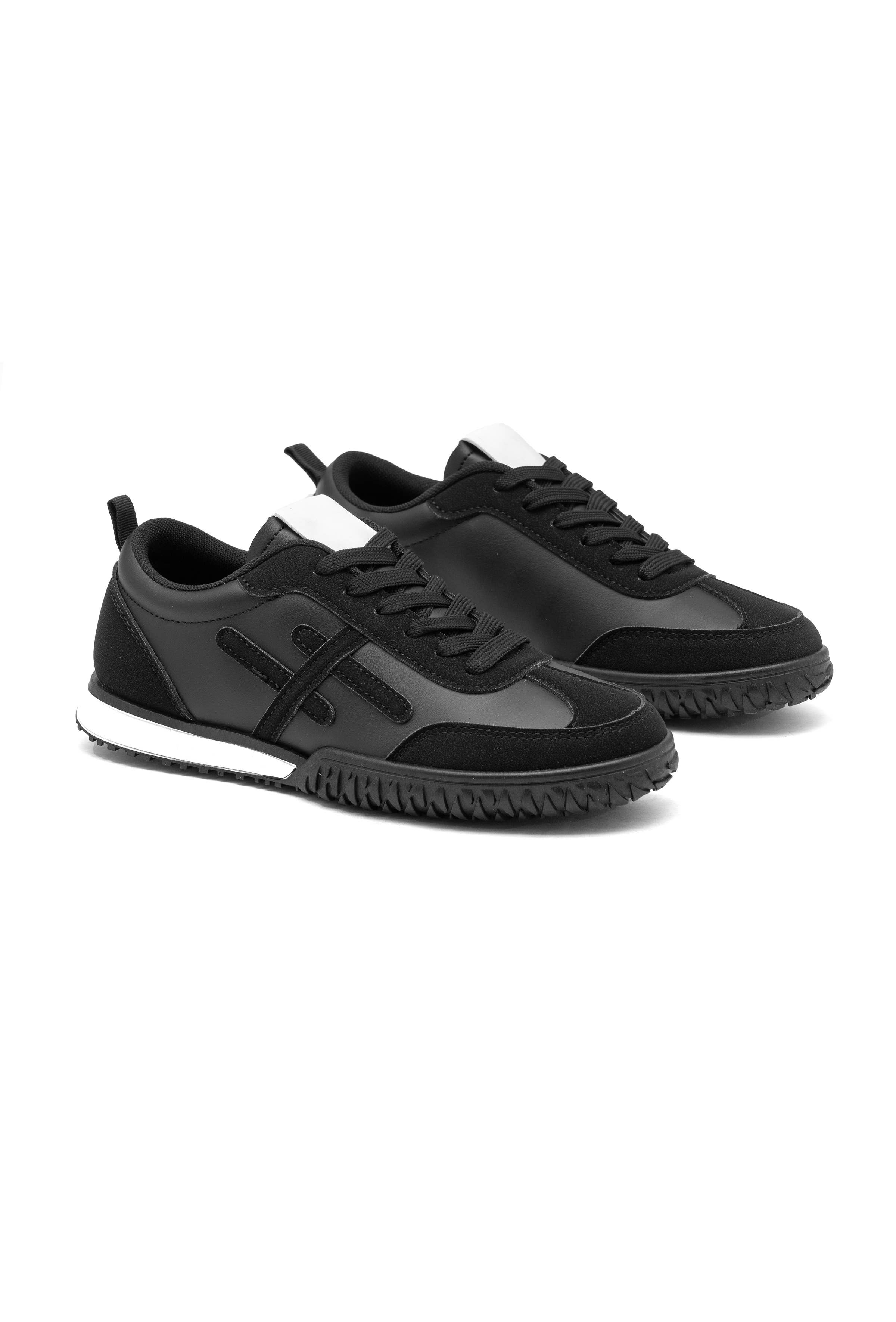 C'M PARIS - Wholesale Lifestyle Sneakers - Women's - Retro Sneakers with Mesh Insert and Gum Sole 65289