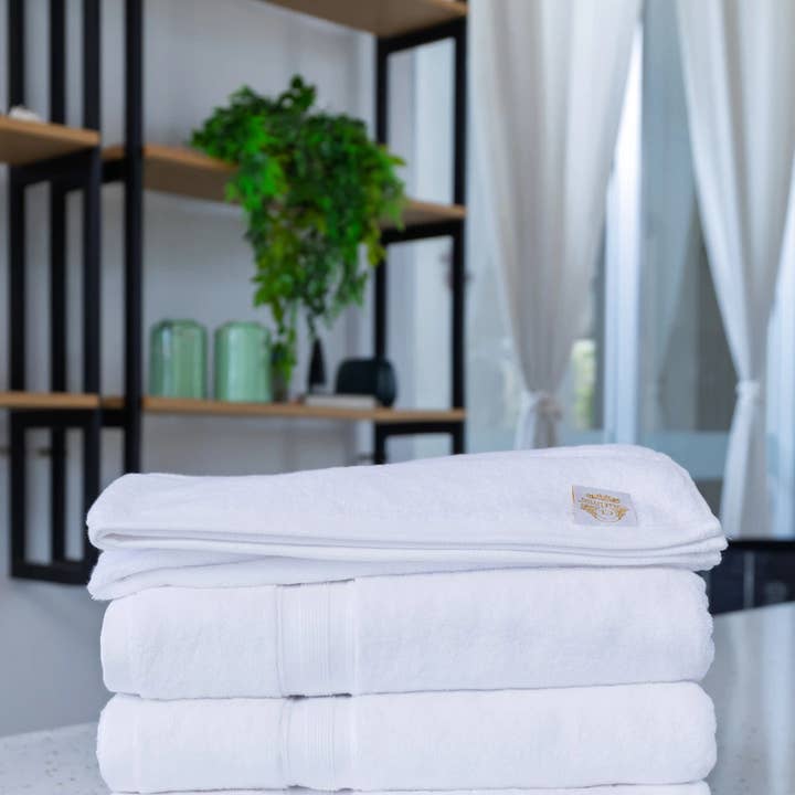 Luxe Spa Bath Set - White for wholesale by Circle Living