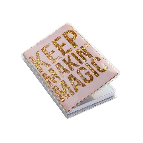 coexs novelty - Wholesale Journal/Diary - Keep Makin’ Magic Floating Glitter Journal1