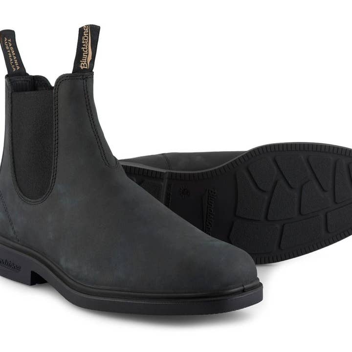 Blundstone #1308 Rustic Black Chelsea Boot for wholesale on Faire