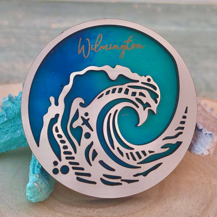 Wackadoodles - Wholesale Magnet - Customizable Ocean Wave Magnet0