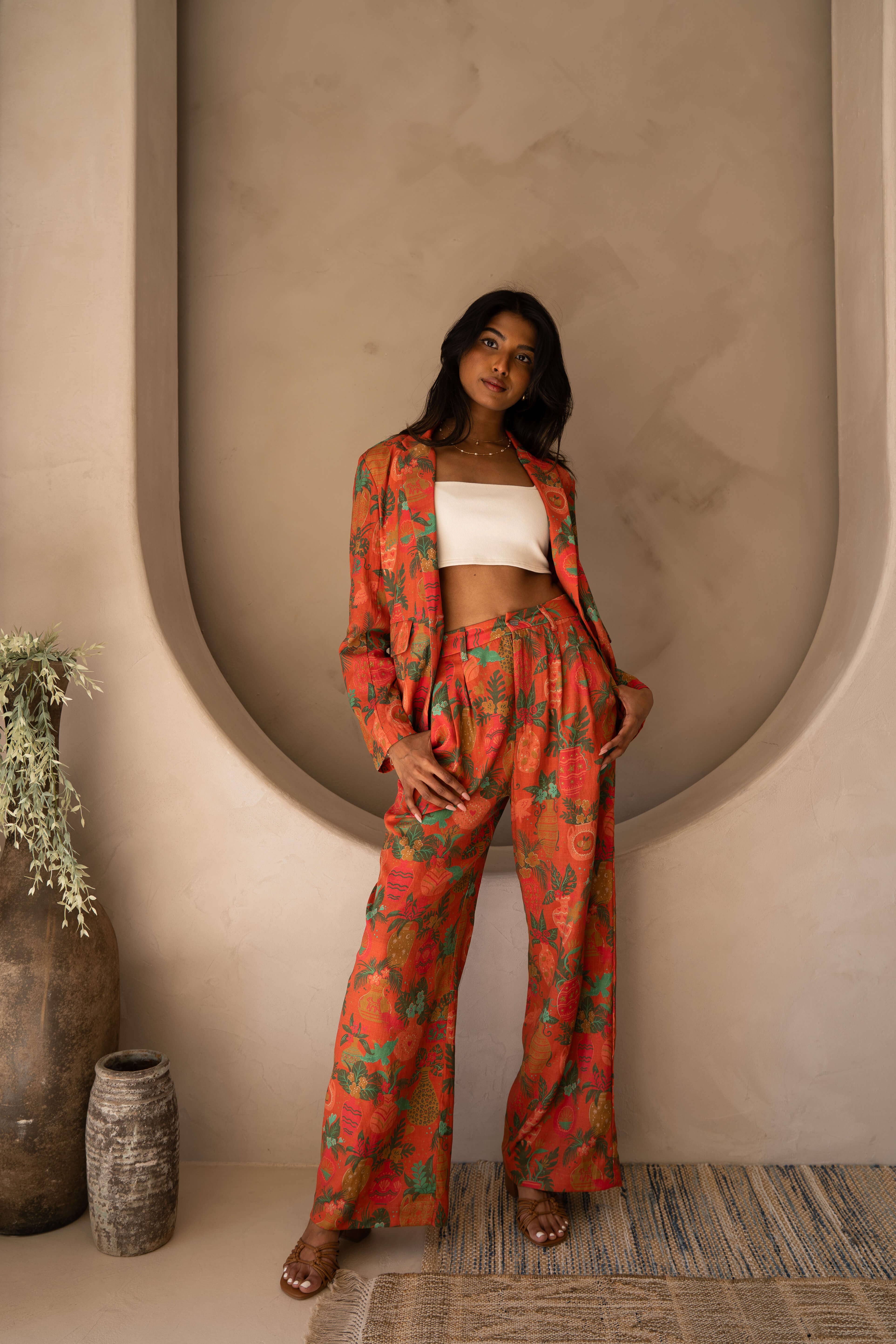 Sun & Sanctuary - Wholesale Blazer - Women's - Valparaiso Blazer in Vases1