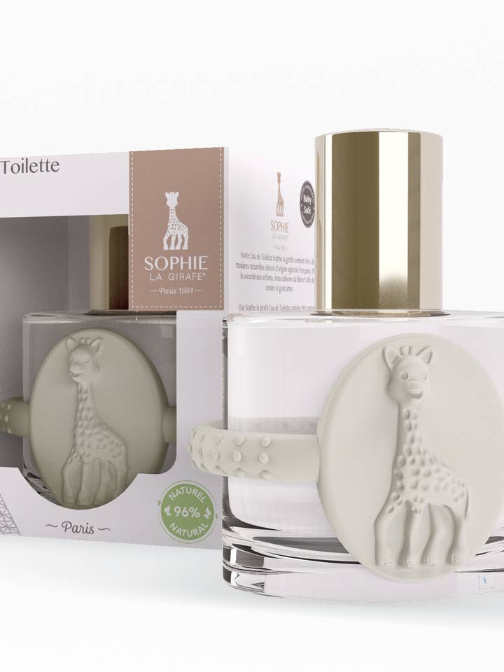 Sophie la girafe Eau de Toilette - 50ml for wholesale by Sophie la Girafe by Calisson Toys.
