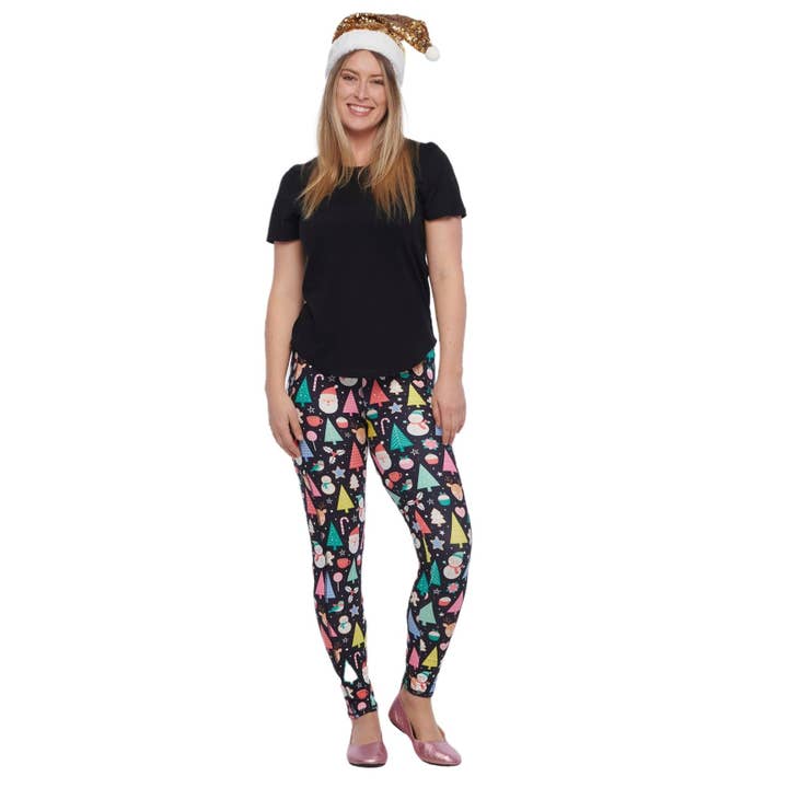 Natopia - Wholesale Fashion leggings – Women's - Merry Little Christmas Deluxe Pocket Leggings3