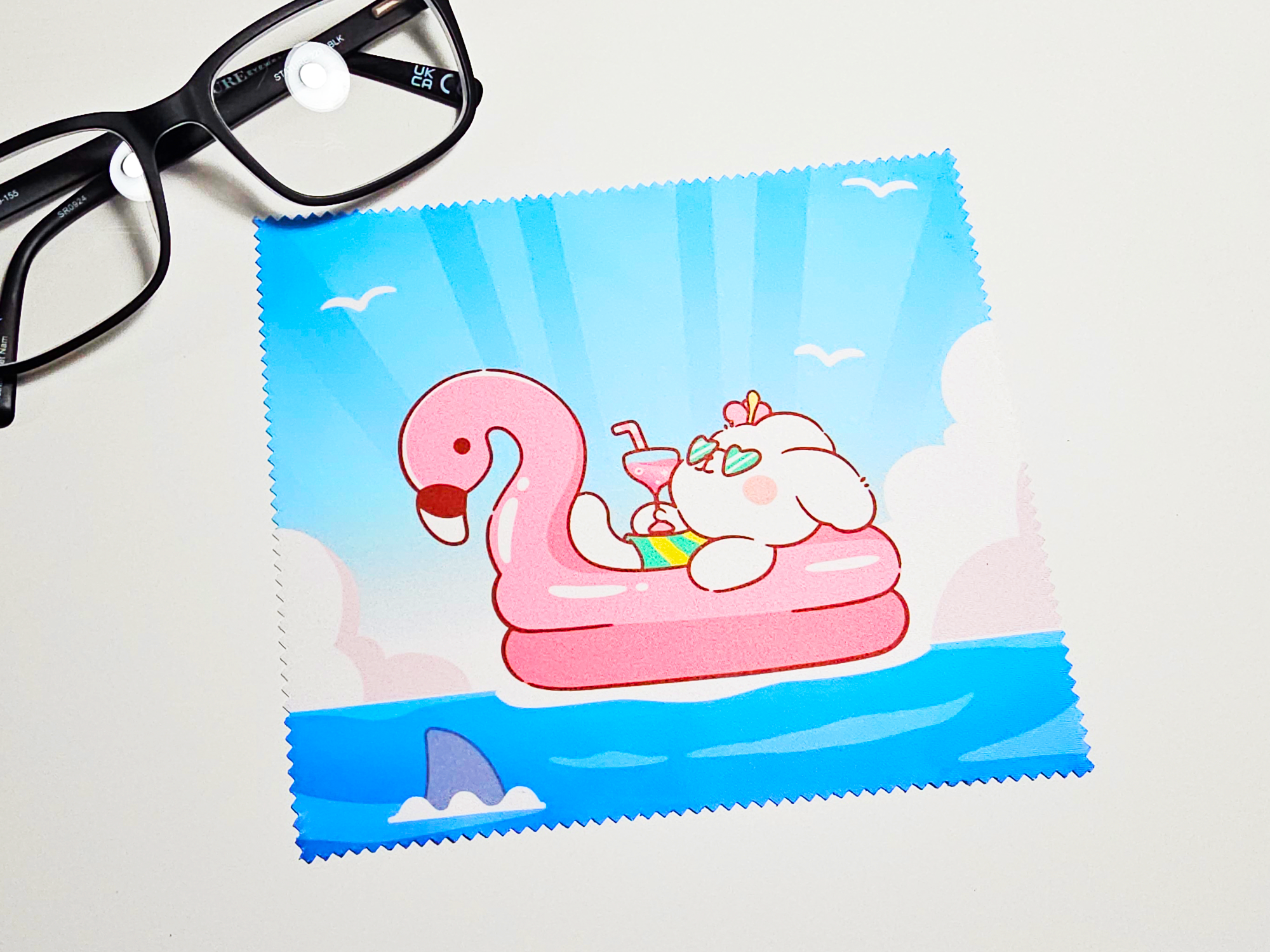 FunUsual Suspects - Wholesale Cleaning Cloth - Beach Day Screen Cleaning Cloth Set3