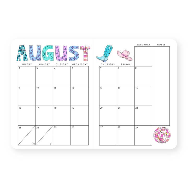 Linda Tong Planners - Wholesale Planner - 2026 Monthly Planner Bows8