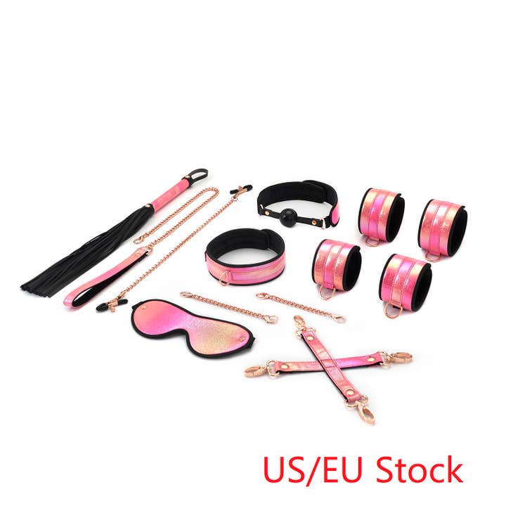 Levende Sakura 8stk Sæt - Pink Blank Blød Bondage Sæt for engroshandel hos Liebe Seele