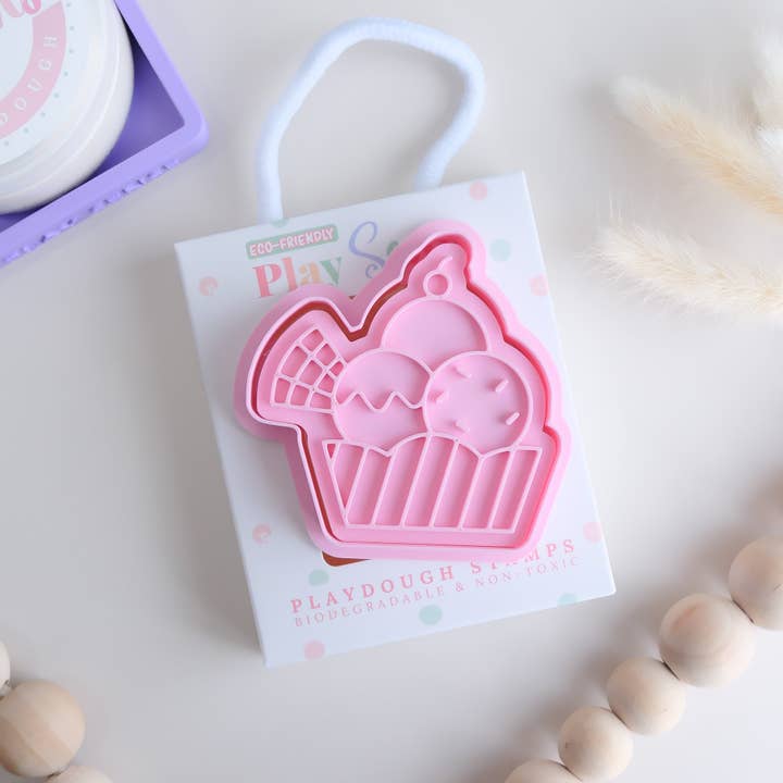 Eco Playdough Stamp | Sundae Cup for wholesale by Play Sense