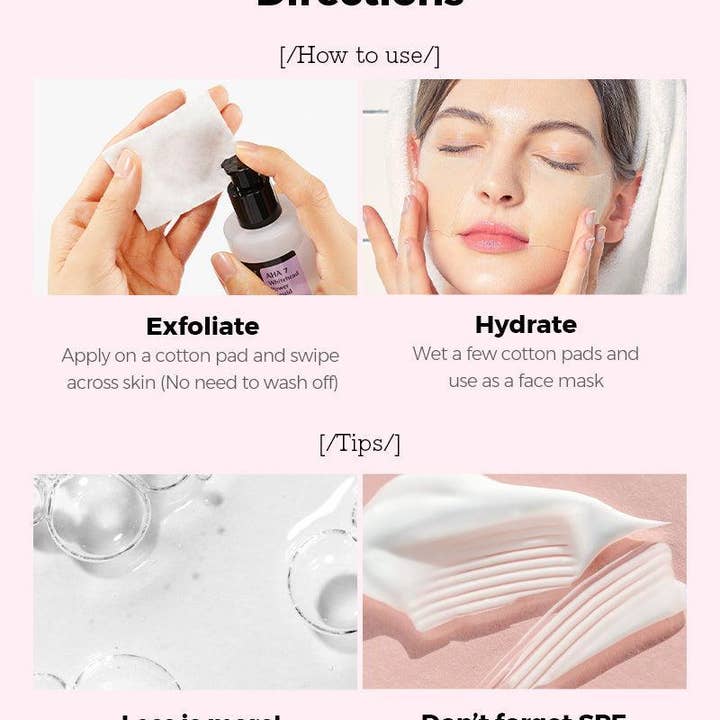 SKEEN - Wholesale Facial Exfoliant/Scrub - COSRX AHA 7 Whitehead Power Liquid 100ml5