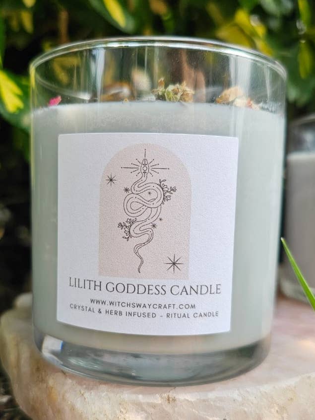 Lilith Goddess Ritual Spell Candle for wholesale by Witch's Way Craft