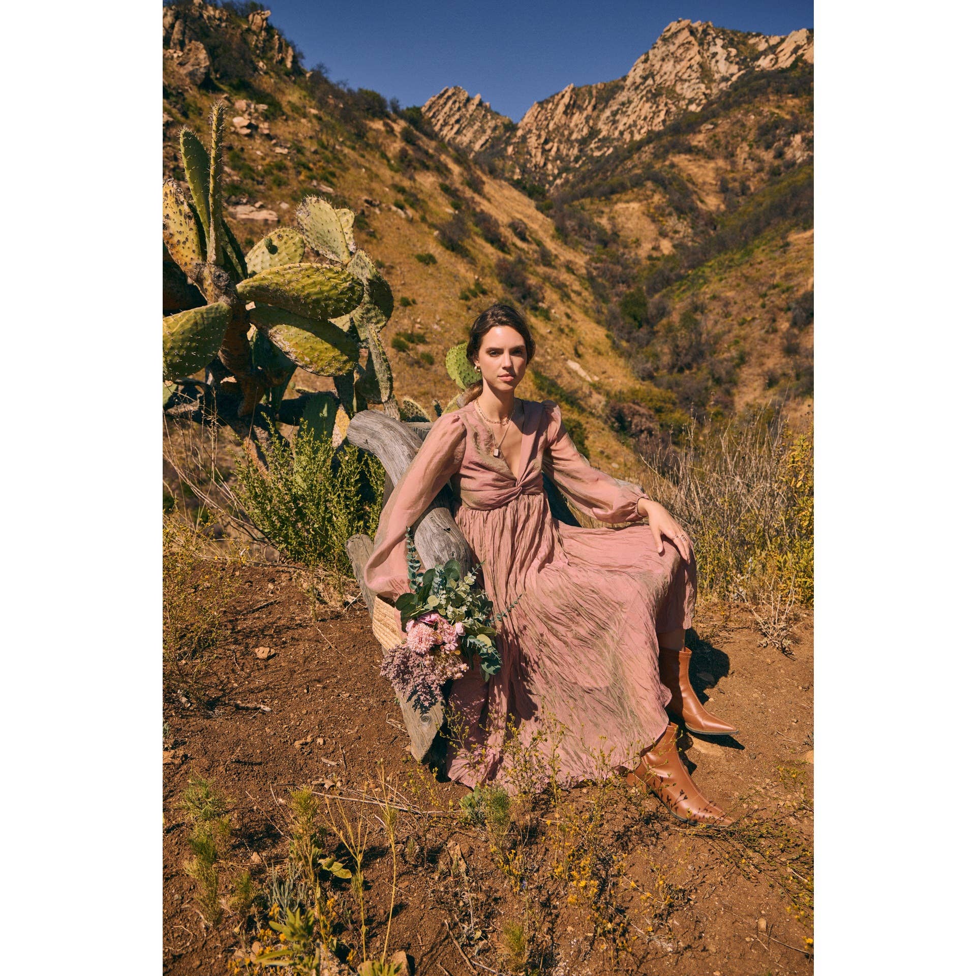 KEEP IT DREAMY IRIDESCENT MAUVE TWISTED BUST MAXI DRESS for wholesale on Faire4