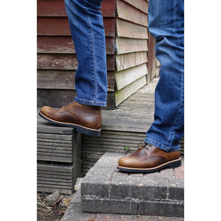 By The Mountain - Portuguese Handmade Footwear - Wholesale Combat/Military Boots - Men's - Triglav Leather Lace-up Boots2