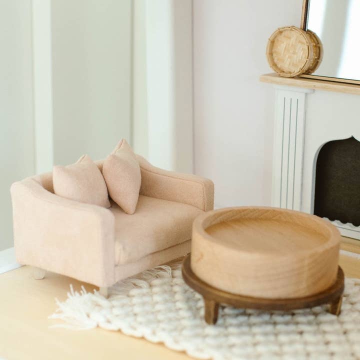 Macy Mae Dollhouse Designs - Wholesale Doll – Kids - Dollhouse Adelaide Scoop Arm Accent Chair | Barely Blush5