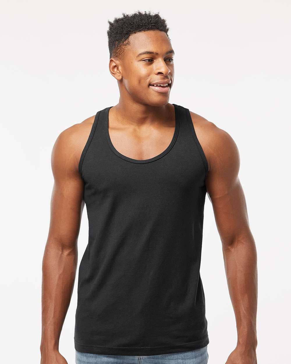 Lucky Avocado – wholesale Tank top – Men's – Unisex Fine Jersey Tank Top6