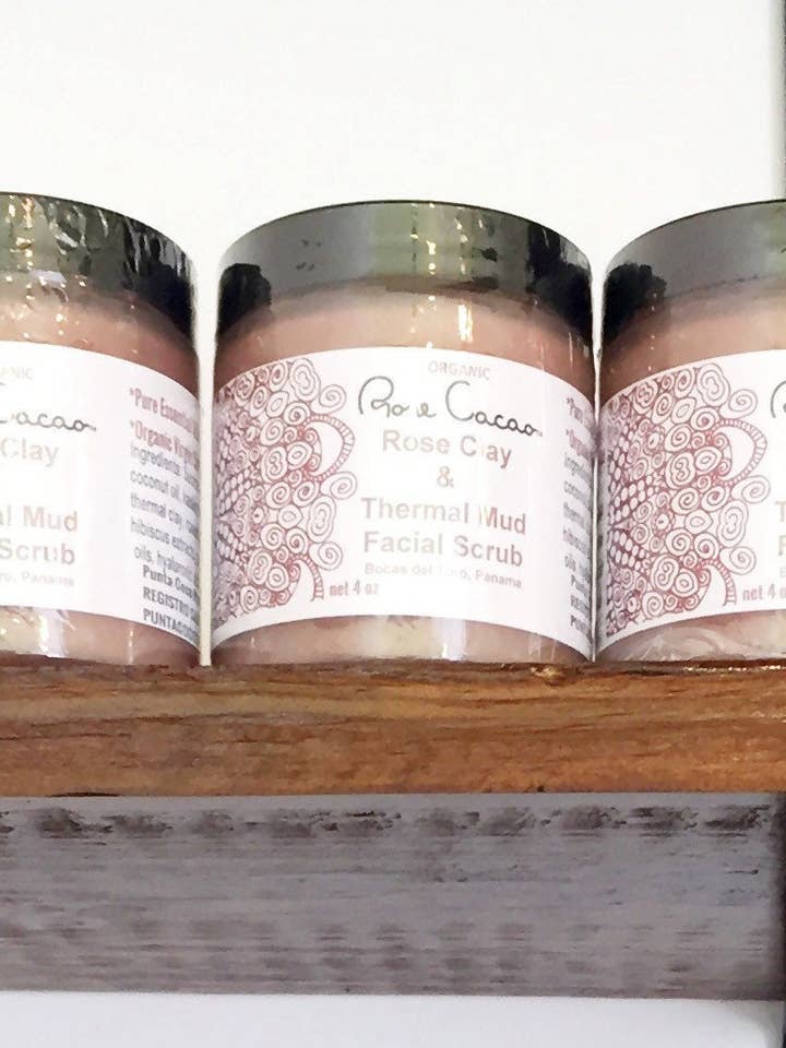 Rose Cacao Face & Body Exfoliant for engroshandel hos Punta Coco
