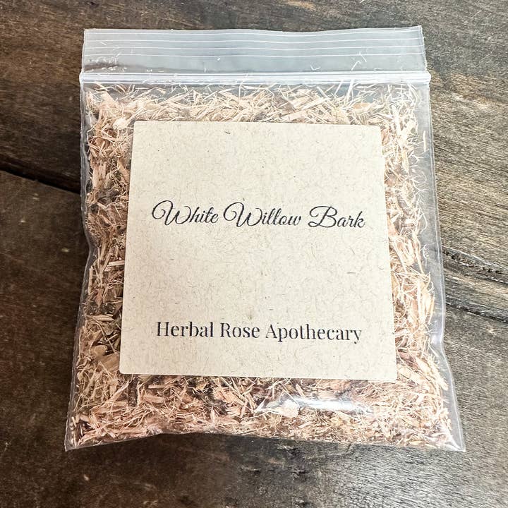 Herbal Rose Apothecary - Wholesale Loose Tea - White Willow Bark3