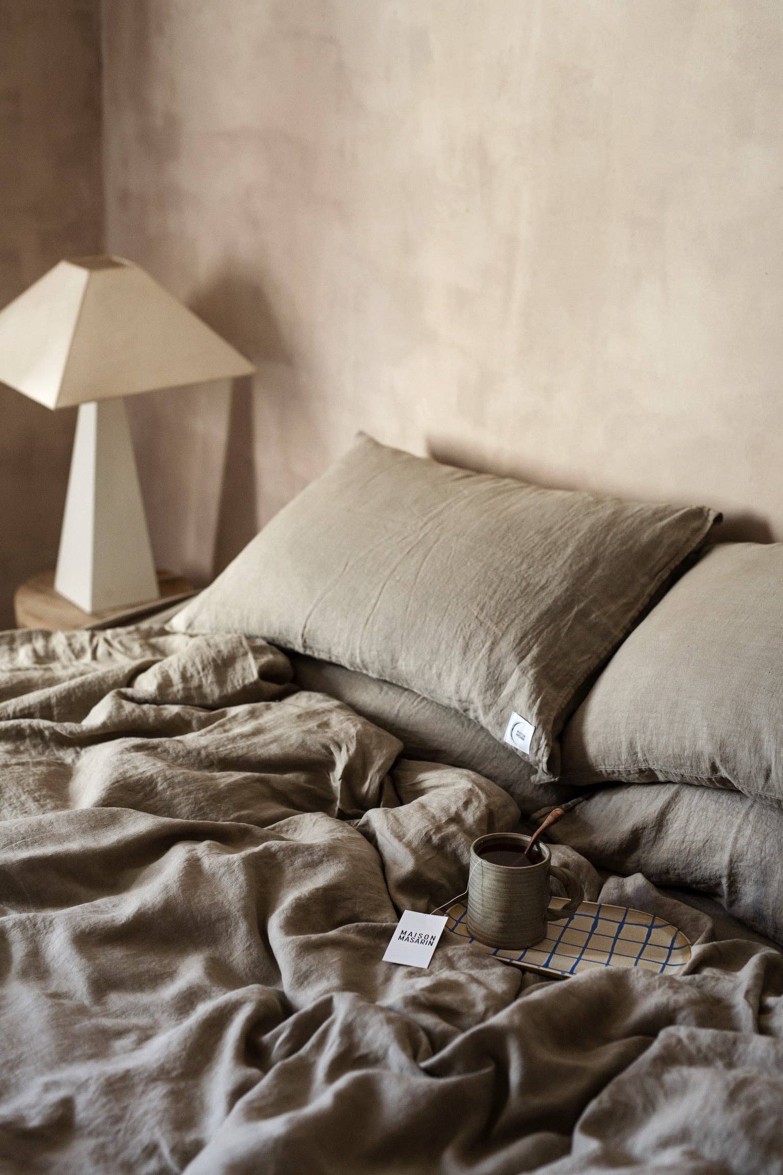 Maison Masarin - Wholesale Duvet Cover - French washed linen fitted sheet - spring summer collection9