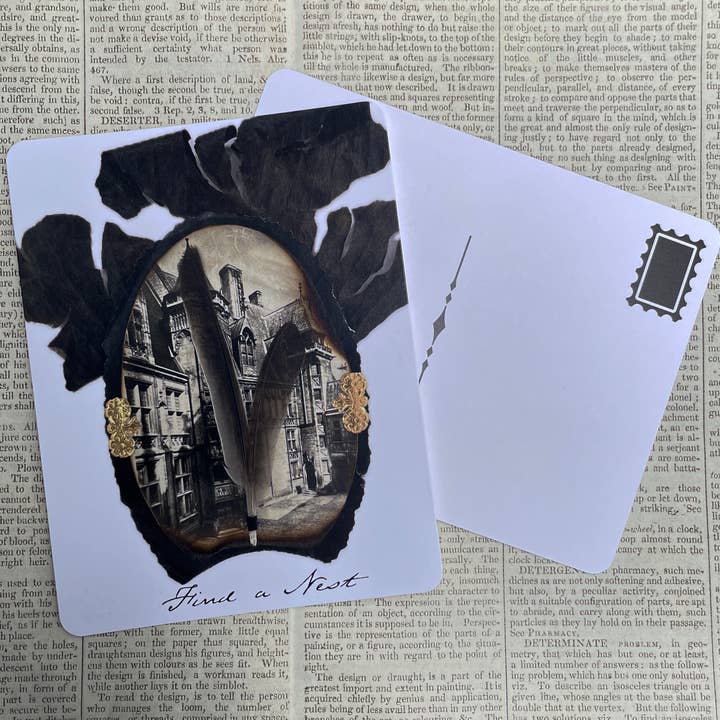 Postcard - Charm for Finding A Nest for wholesale by Aimee Miller Art