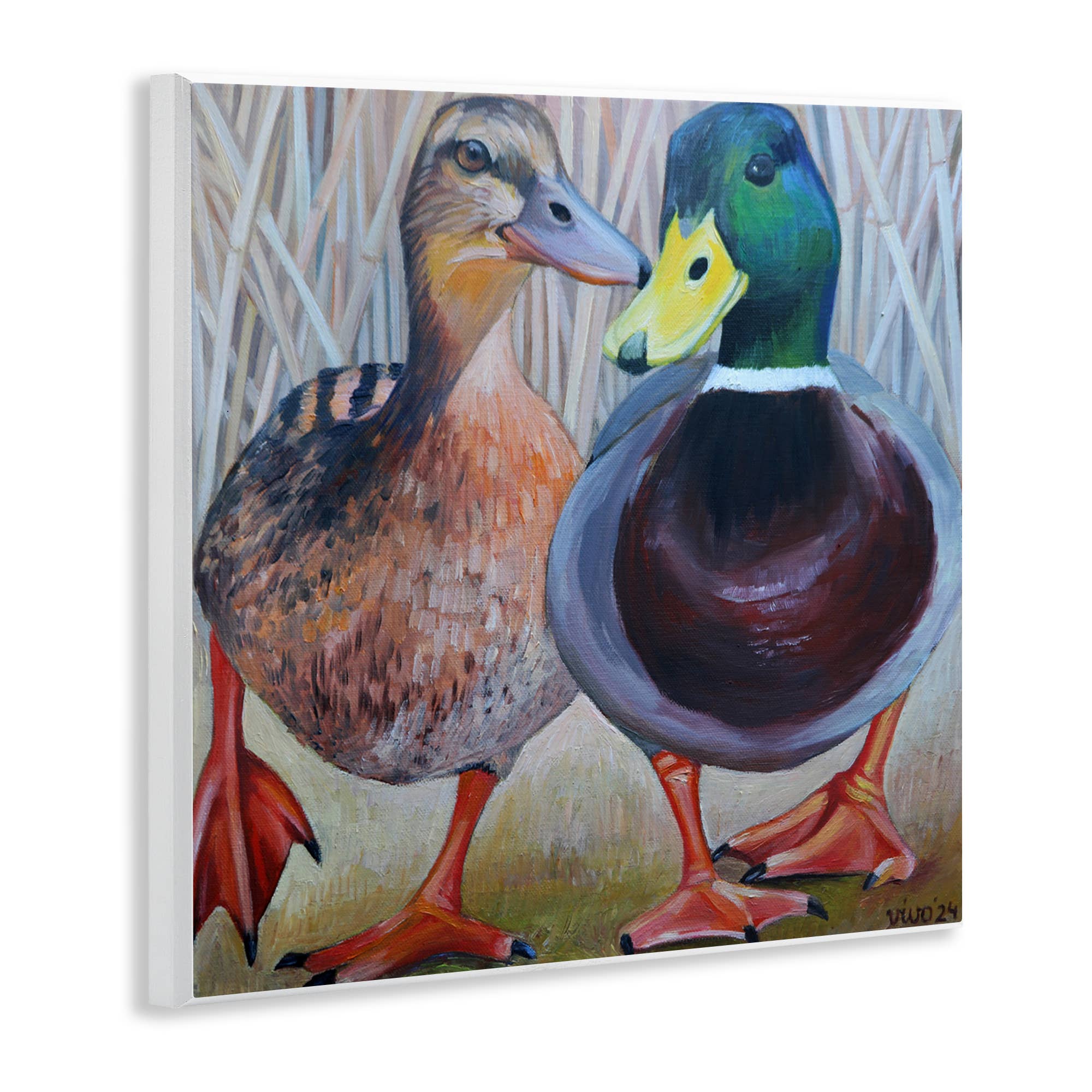 Stupell Industries - Wholesale Wall Sign - Mallard & Brown Ducks - Unframed Wall Art3