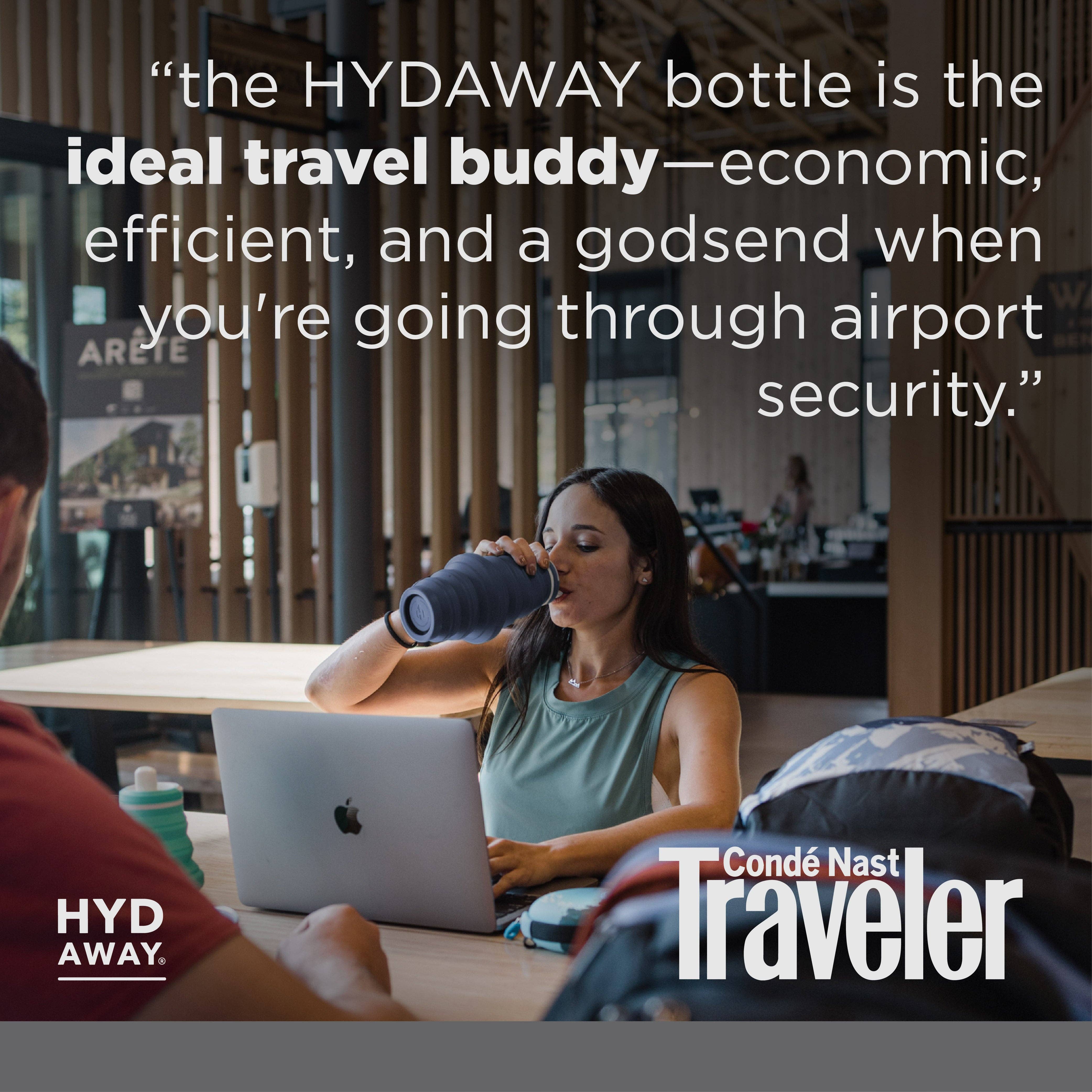 HYDAWAY – Großhandel Trinkflaschen – Zusammenklappbare Wasserflasche | 25oz5