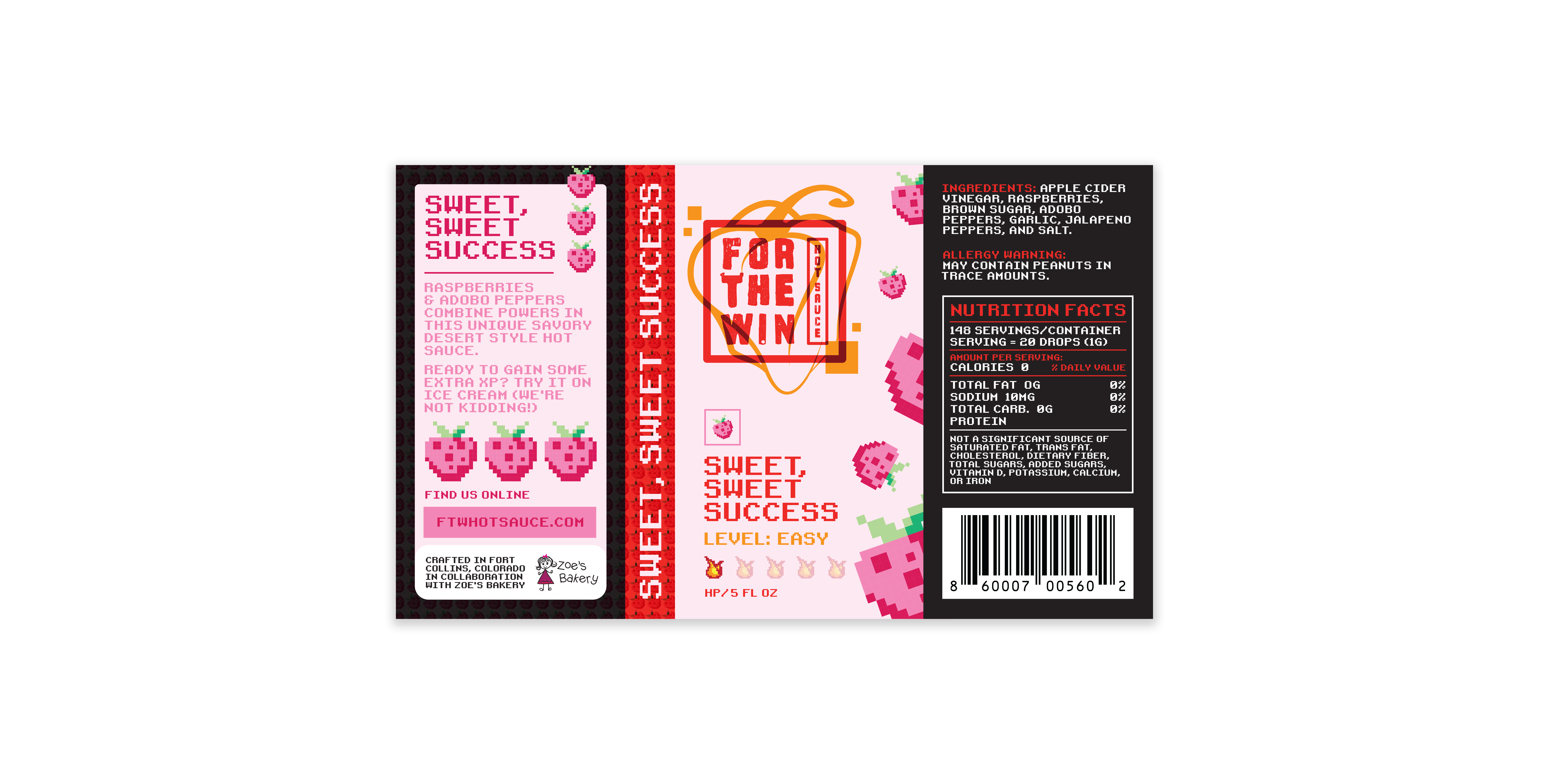 FTW Hot Sauce - Wholesale Hot Sauce - Sweet Success Raspberry Adobo Hot Sauce3