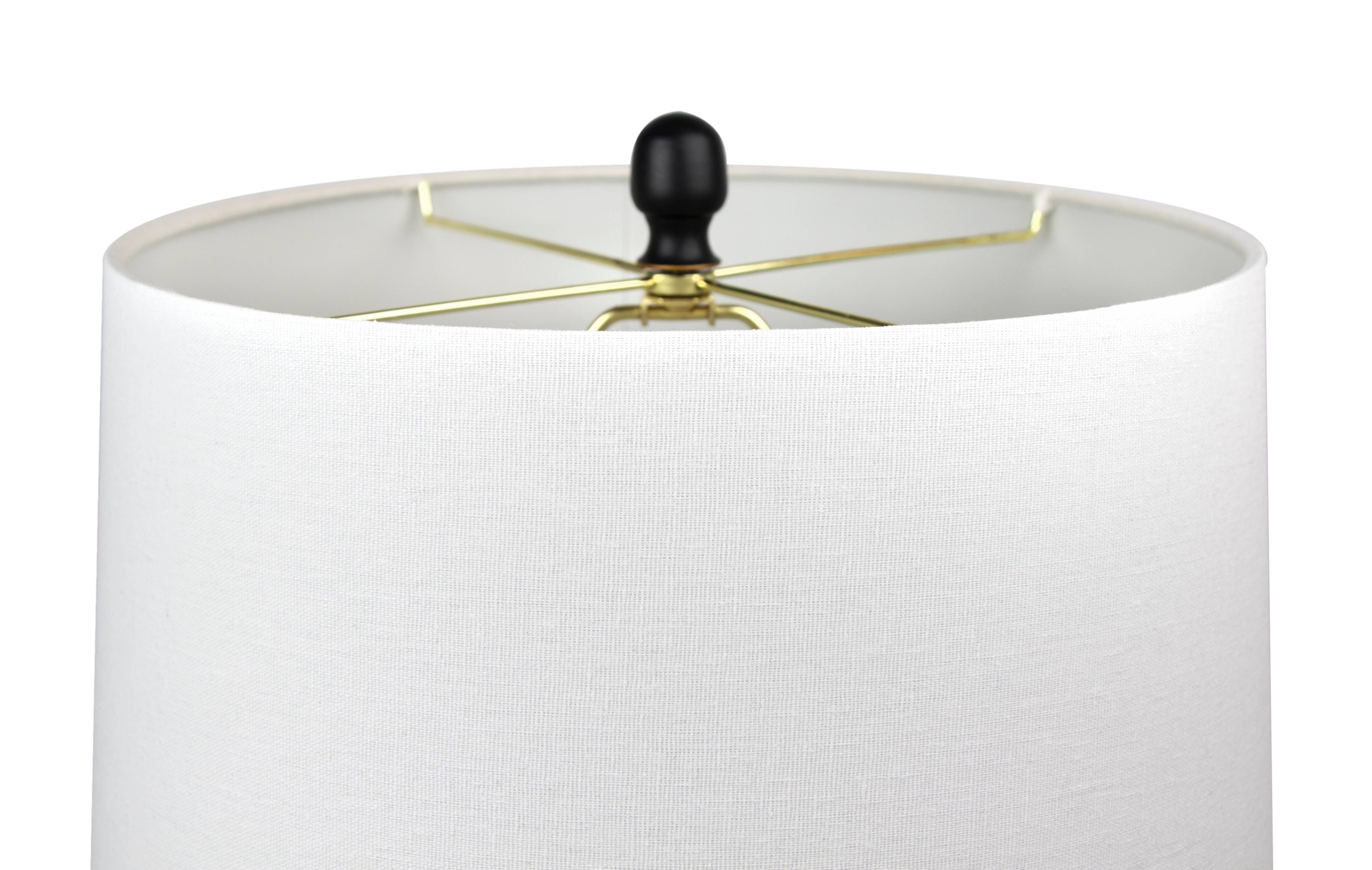 LumiSource and Grandview Gallery - Wholesale Accent/Desk Lamp - 29" Pebble Metal Table Lamps Teardrop Linen Shades (2PK)13