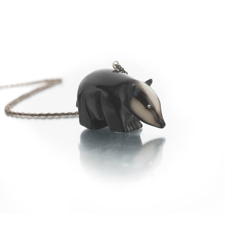 Pingente de texugo Tagua por atacado de Just Trade UK