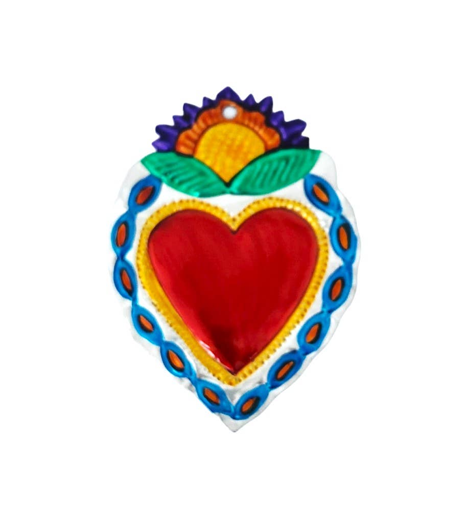 Sedona Spirit – wholesale Dimensionell/3D-väggkonst – Tenn Flerfärgad Hjärta - Solros