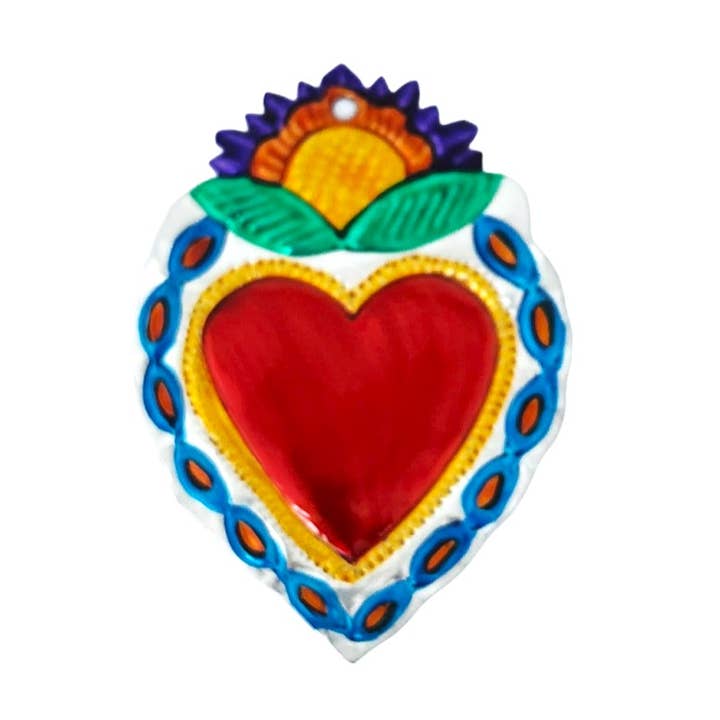 Sedona Spirit – wholesale Dimensionell/3D-väggkonst – Tenn Flerfärgad Hjärta - Solros0