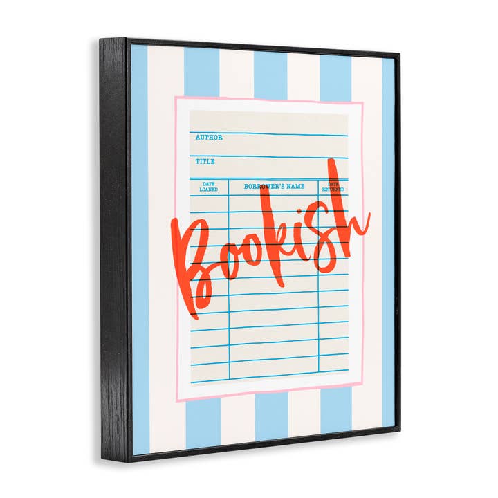 Stupell Industries - Wholesale Wall Sign - Bookish Library Card - Framed Wall Art13