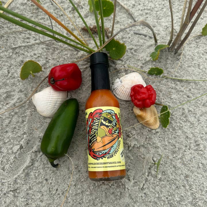 Upside Down Pineapple for wholesale by Hoop Pole Creek Hot Sauce Co.