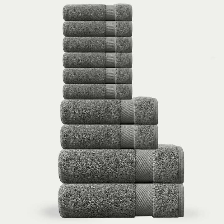 Delara - Wholesale Towel Set - 100% Organic Cotton Quick Dry Starter Bath Set12