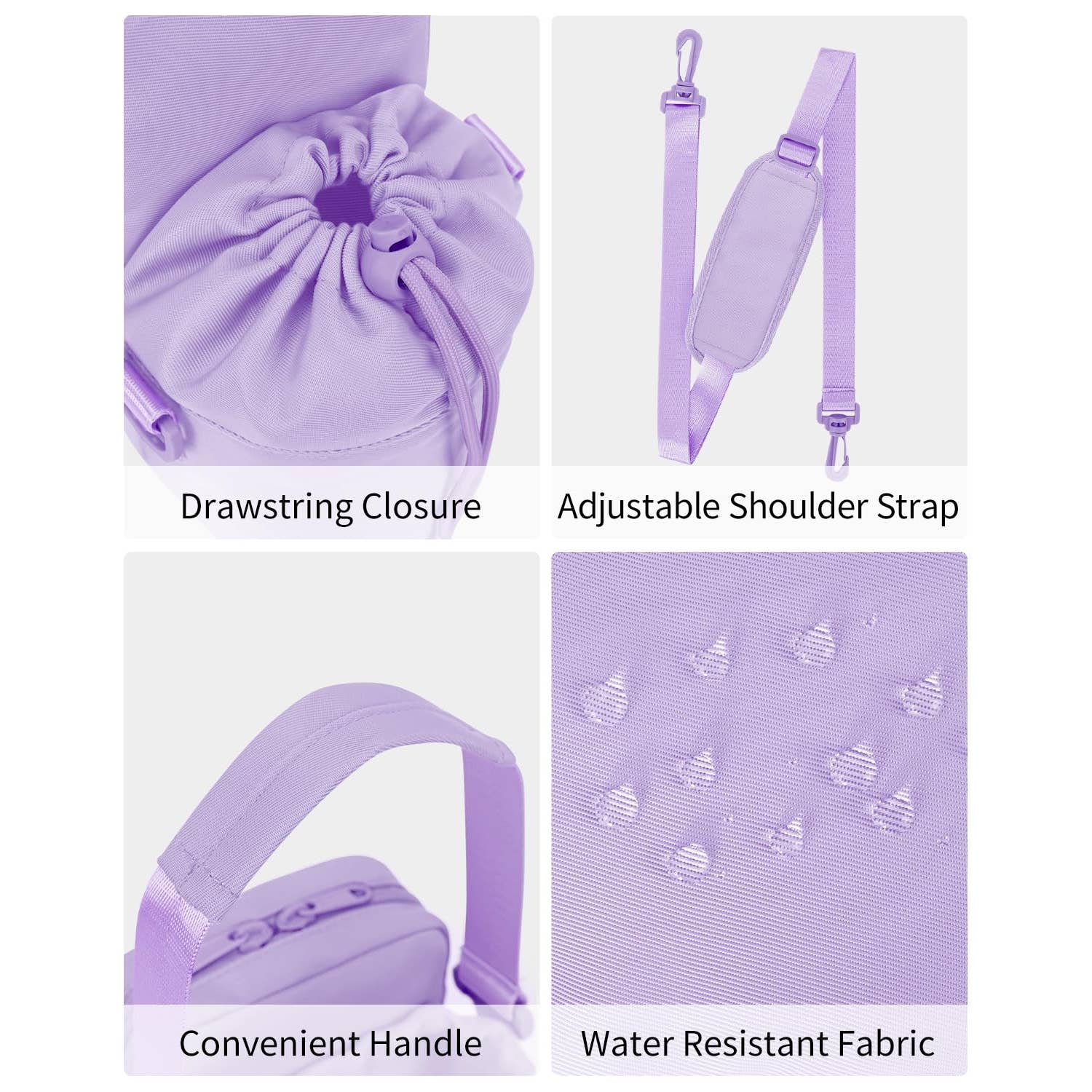 wandf – wholesale Crossbody-väska – Unisex – Vattenflaskhållare med telefonficka för vandring30