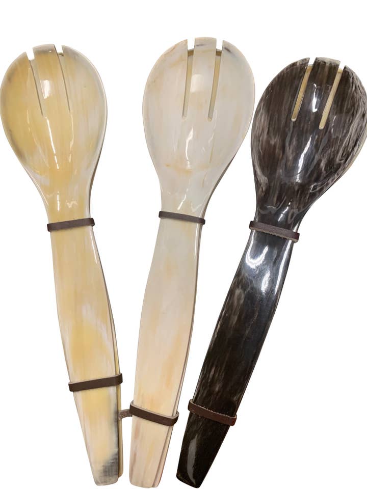 Kalwe Serveur à salade - Poignée plate pour la vente par Harkiss Designs