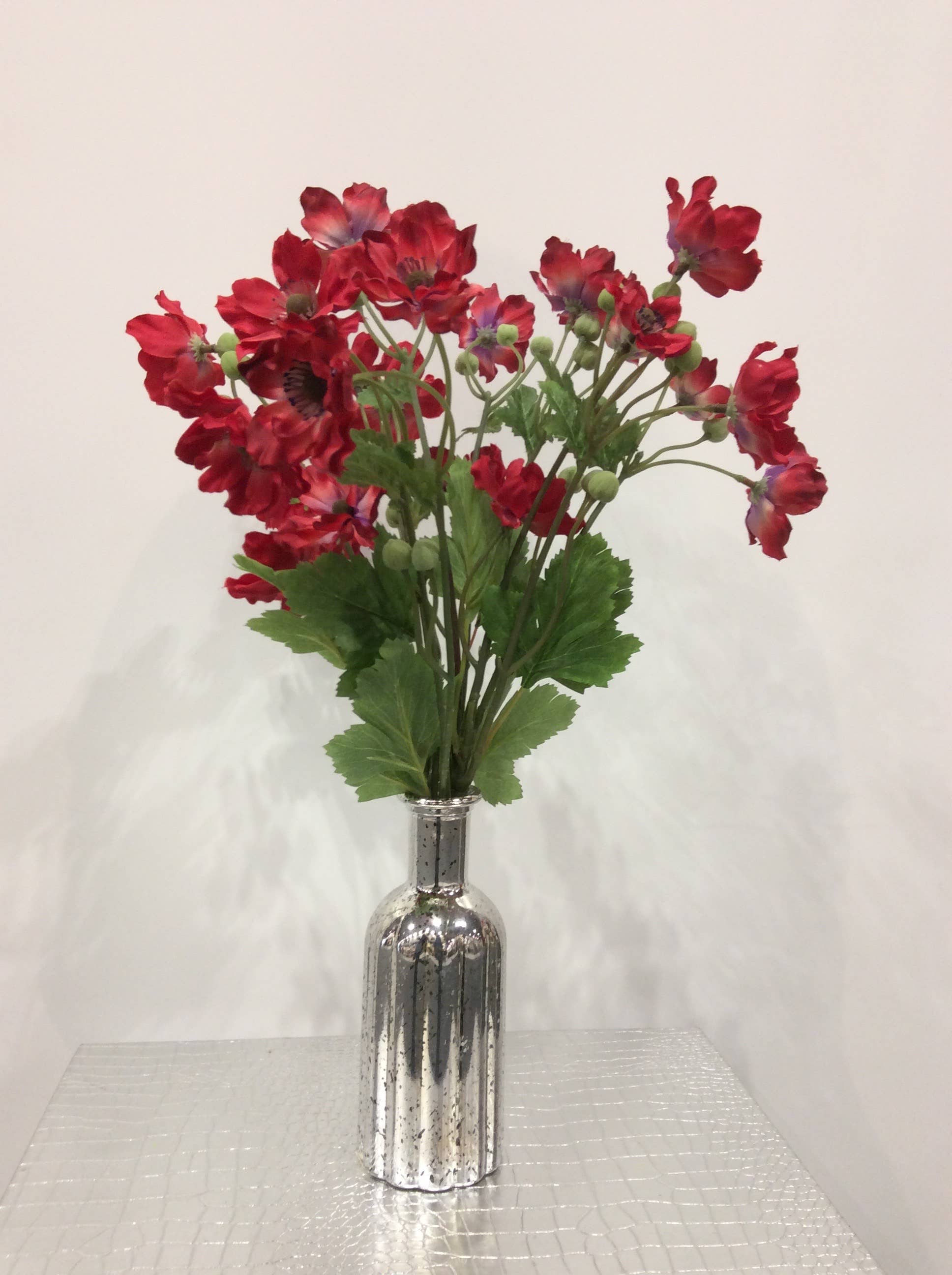 Mezu Silk Flowers - Wholesale Artificial Flowers - Artificial Red Poppy1