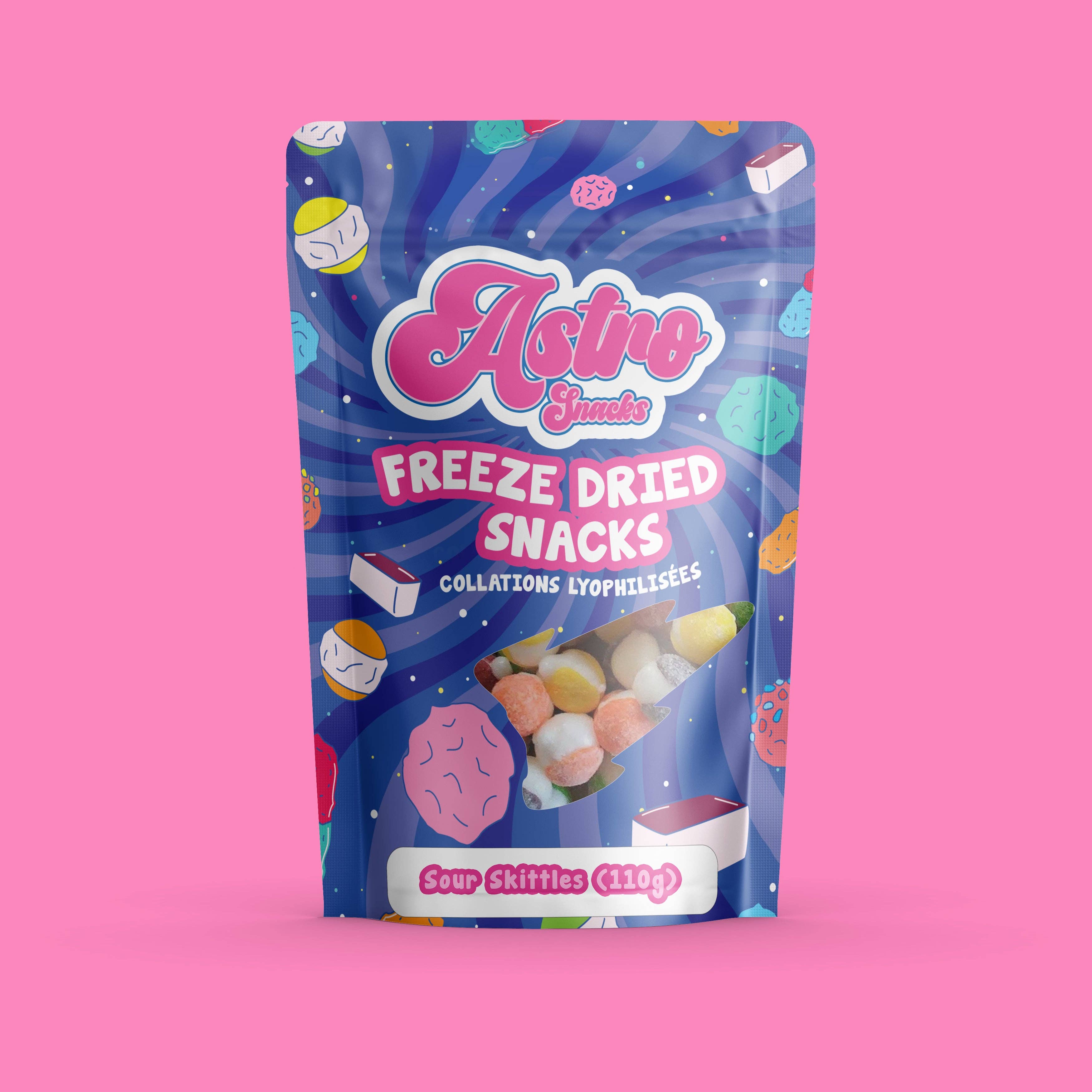 Astro Snacks - Wholesale Hard Candy - Freeze Dried Sour Skittles1